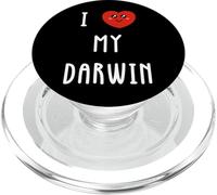 J'aime Darwin Nom Drôle PopSockets PopGrip pour MagSafe