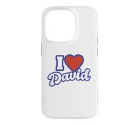J'aime David Coque pour iPhone 14 Pro