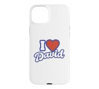 J'aime David Coque pour iPhone 15 Plus