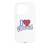 J'aime David Coque pour iPhone 15 Pro