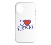 J'aime David Coque pour iPhone 16