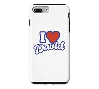 J'aime David Coque pour iPhone 7 Plus/8 Plus