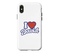 J'aime David Coque pour iPhone X/XS