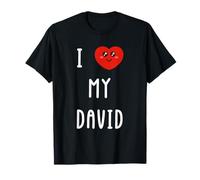 J'aime David Nom Drôle T-Shirt