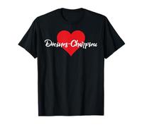 J'aime Décines-Charpieu France Femmes Coeur T-Shirt