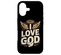 J'aime Dieu avec des Ailes et Une Colombe Coque pour iPhone 17