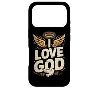 J'aime Dieu avec des Ailes et Une Colombe Coque pour iPhone 17 Pro