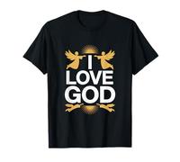 J'aime Dieu Inspiration spirituelle Angelic T-Shirt