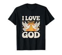 J'aime Dieu, les colombes angéliques, la dévotion, la foi T-Shirt