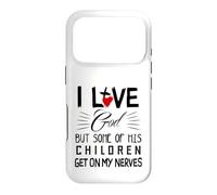 J'aime Dieu mais Certains de Ses Enfants me mettent à Rude épreuve. Coque pour iPhone 17 Pro