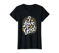 J'aime Dieu T-Shirt Graphique avec Valeur