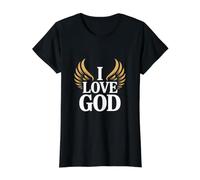 J'aime Dieu, Une Foi inspirante T-Shirt Graphique avec Valeur