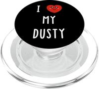 J'aime Dusty Nom Drôle PopSockets PopGrip pour MagSafe