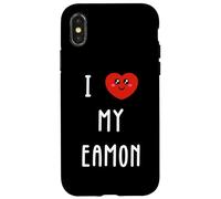 J'aime Eamon Nom Drôle Coque pour iPhone X/XS