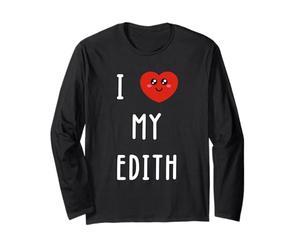 J'aime Edith Nom Drôle Manche Longue