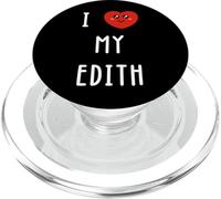 J'aime Edith Nom Drôle PopSockets PopGrip pour MagSafe