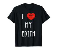 J'aime Edith Nom Drôle T-Shirt