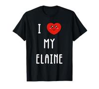 J'aime Elaine Nom Drôle T-Shirt