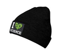 J'aime Enseigner Les Sciences Femme Homme Bonnet À Revers Bonnet d'hiver Mode Bonnets Tricoté Chaud Bonnets De Ski pour Hiver Ski Cyclisme