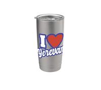 J'aime Erevan Gobelet isotherme en acier inoxydable double paroi