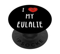 J'aime Eulalie Nom Drôle PopSockets PopGrip Adhésif