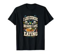 J'aime Faire de l'exercice Parce Que J'aime Manger des Plats Amusants T-Shirt