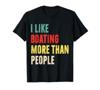 J'aime Faire du Bateau Plus Que Les Gens Funny Boater T-Shirt