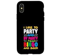 J'aime Faire la fête au Bingo et par fête, Je Veux dire Bingo et bière Coque pour iPhone X/XS