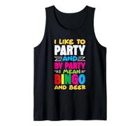 J'aime Faire la fête au Bingo et par fête, Je Veux dire Bingo et bière Débardeur