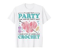 J'aime Faire la fête et par fête Je Veux dire Rester T-Shirt