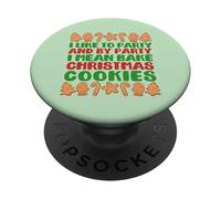 J'aime Faire LA FÊTE, Je Veux DIRE Faire des Biscuits DE NOËL Meme PopSockets PopGrip Adhésif
