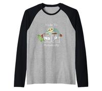 J'aime Faire la Sieste périodiquement Tableau périodique des Paresseux scientifiques Manche Raglan