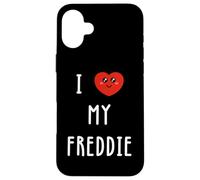 J'aime Freddie Nom Drôle Coque pour iPhone 16 Plus