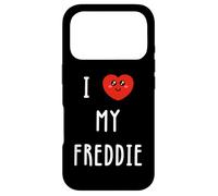 J'aime Freddie Nom Drôle Coque pour iPhone 17 Pro