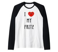 J'aime Fritz Nom Drôle Manche Raglan