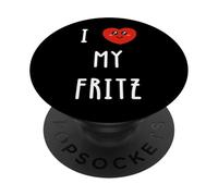 J'aime Fritz Nom Drôle PopSockets PopGrip Adhésif
