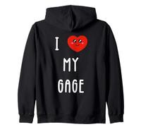 J'aime Gage Nom Drôle Sweat à Capuche