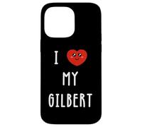 J'aime Gilbert Nom Drôle Coque pour iPhone 14 Pro Max