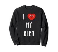 J'aime Glen Nom Drôle Sweatshirt