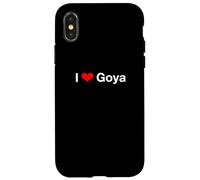 J'aime Goya Coque pour iPhone X/XS