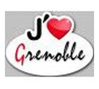 J'aime Grenoble - 5x3.7cm - Sticker/Autocollant