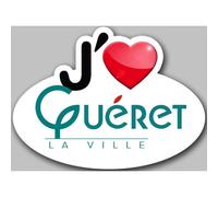 J'aime Guéret (15x11cm) - Sticker/Autocollant