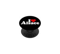 J'aime Heart Alsace France PopSockets PopGrip Adhésif
