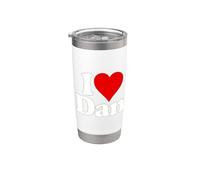 J'AIME HEART DAN DANNY DANIEL Gobelet isotherme en acier inoxydable double paroi