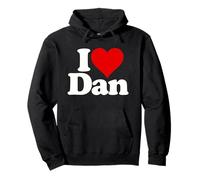 J'aime Heart DAN Danny Daniel Sweat à Capuche