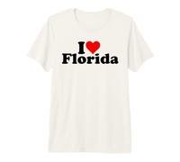 J'aime Heart Florida FL FLA T-Shirt Haut de Gamme