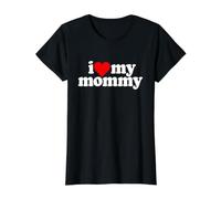 J'aime Heart, ma Maman T-Shirt Graphique avec Valeur