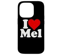 J'aime Heart Mel Melvin Melanie Melinda Melissa Melody Coque pour iPhone 14 Pro