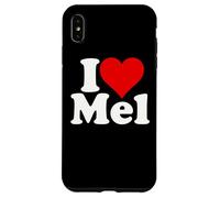 J'aime Heart Mel Melvin Melanie Melinda Melissa Melody Coque pour iPhone XS Max
