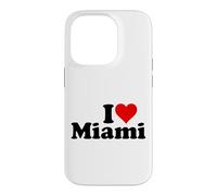 J'aime Heart Miami en Floride Coque pour iPhone 14 Pro